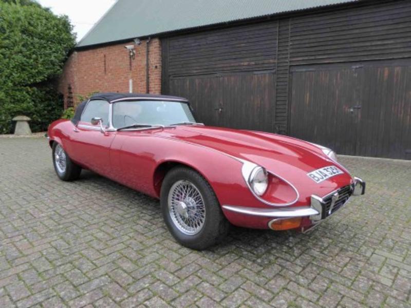 Jaguar e-type series 3 roadster at Brightwells last sale of 2015