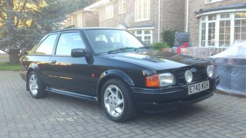 Ford escort RS1600 turbo at H&H Chateau Impney Christmas Gala Auction Ford escort RS1600 turbo at H&H Chateau Impney Christmas Gala Auction