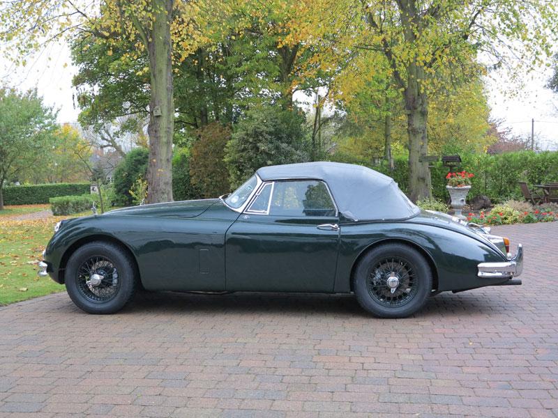 Jaguar XK150s at H&H Chateau Impney Christmas Gala Auction