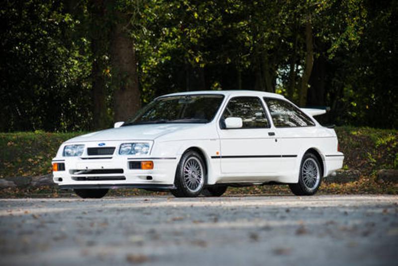 Ford Sierra Cosworth RS500 at Silverstone auctions at the NEC show Ford Sierra Cosworth RS500 at Silverstone auctions at the NEC show
