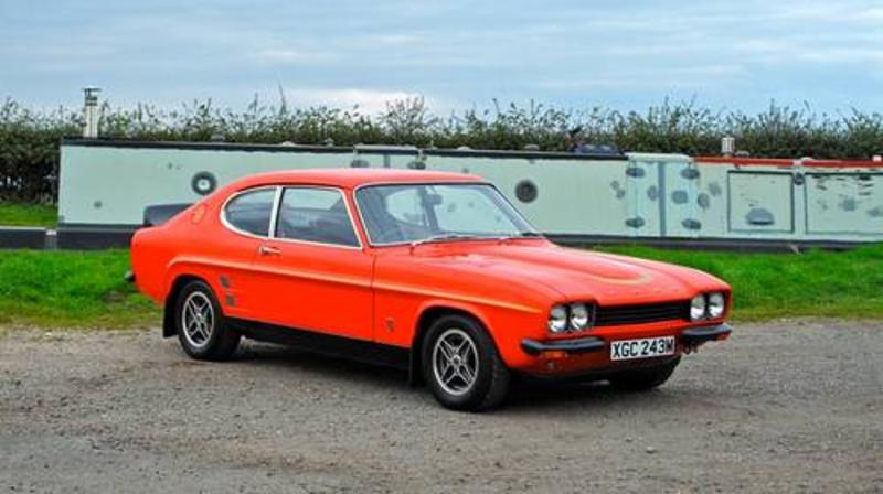 Ford Capri rs3100 at Silverstone auctions at the NEC show